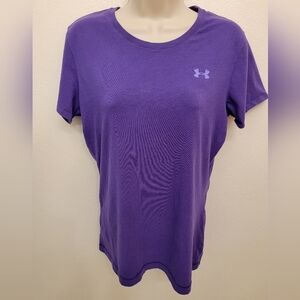 Under Armour Ladies Heat Gear Short Sleeve Semi Fitted T-Shirt